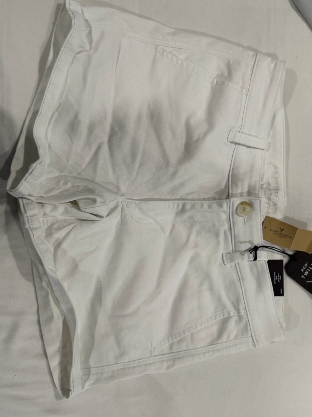 American Eagle Outfitters White Denim Shorts